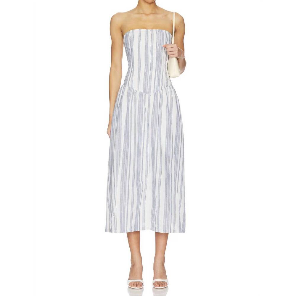 NEW HEARTLOOM ronan midi dress in eggshell white